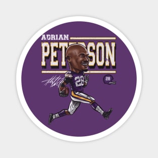 Adrian Peterson Minnesota Cartoon Magnet